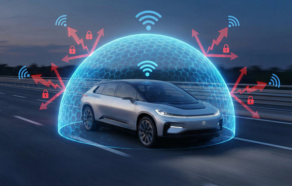 Faraday Shielding for Vehicles: Preventing Data Theft on the Road