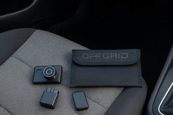 Faraday Bags for Dashcams, OBD Devices, and GPS Trackers in Vehicles