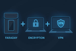 Faraday + Encryption + VPN - Creating a Layered Privacy Stack