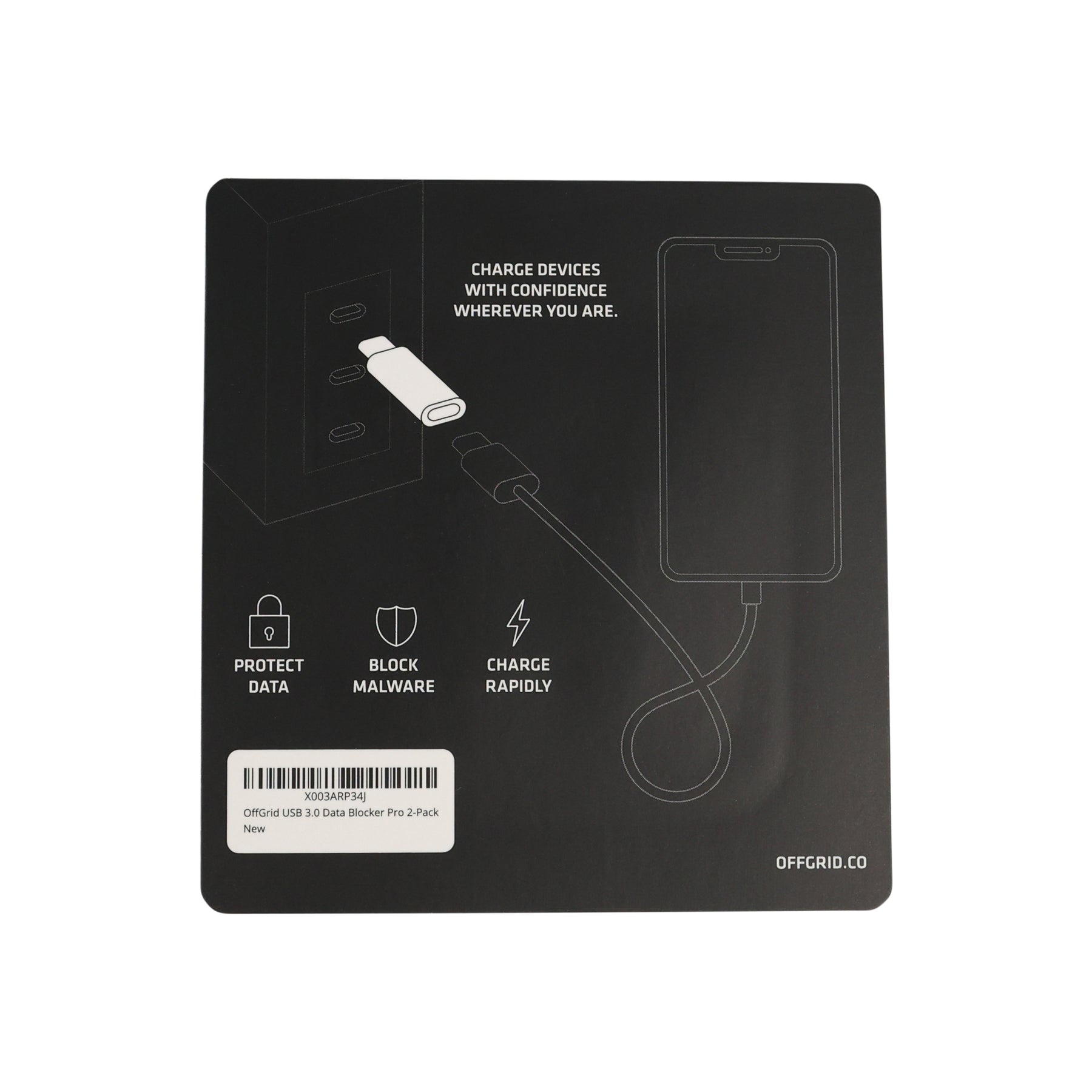 USB 3.0 Data Blocker Pro | Secure Charging, No Data Leaks – OffGrid
